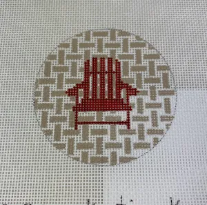 * Kristine Kingston Designs KKNTO-5 Chair on Checks Red