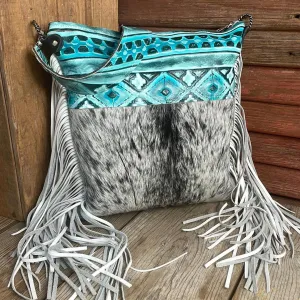 024 Wynonna - Salt/Pepper w/ Turquoise Matrix Navajo
