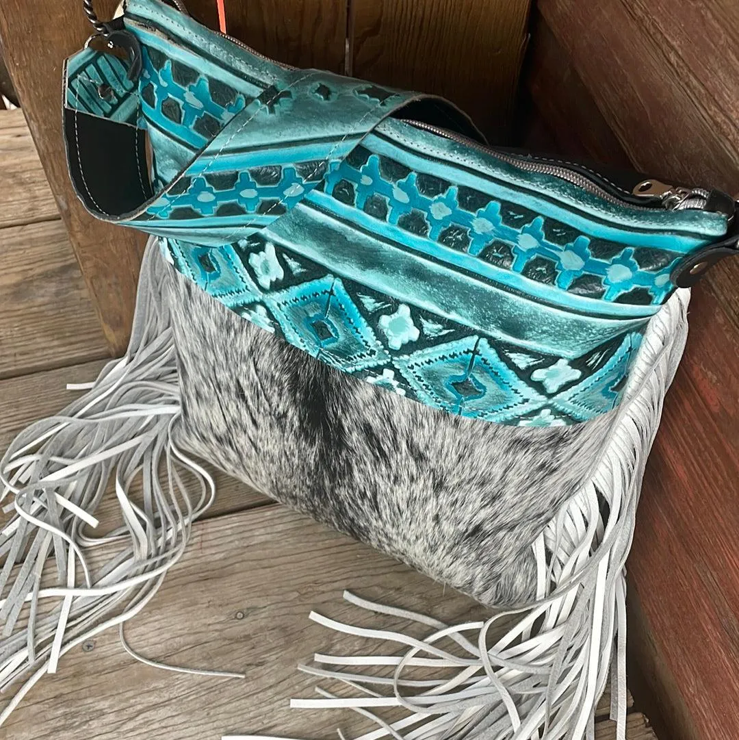 024 Wynonna - Salt/Pepper w/ Turquoise Matrix Navajo