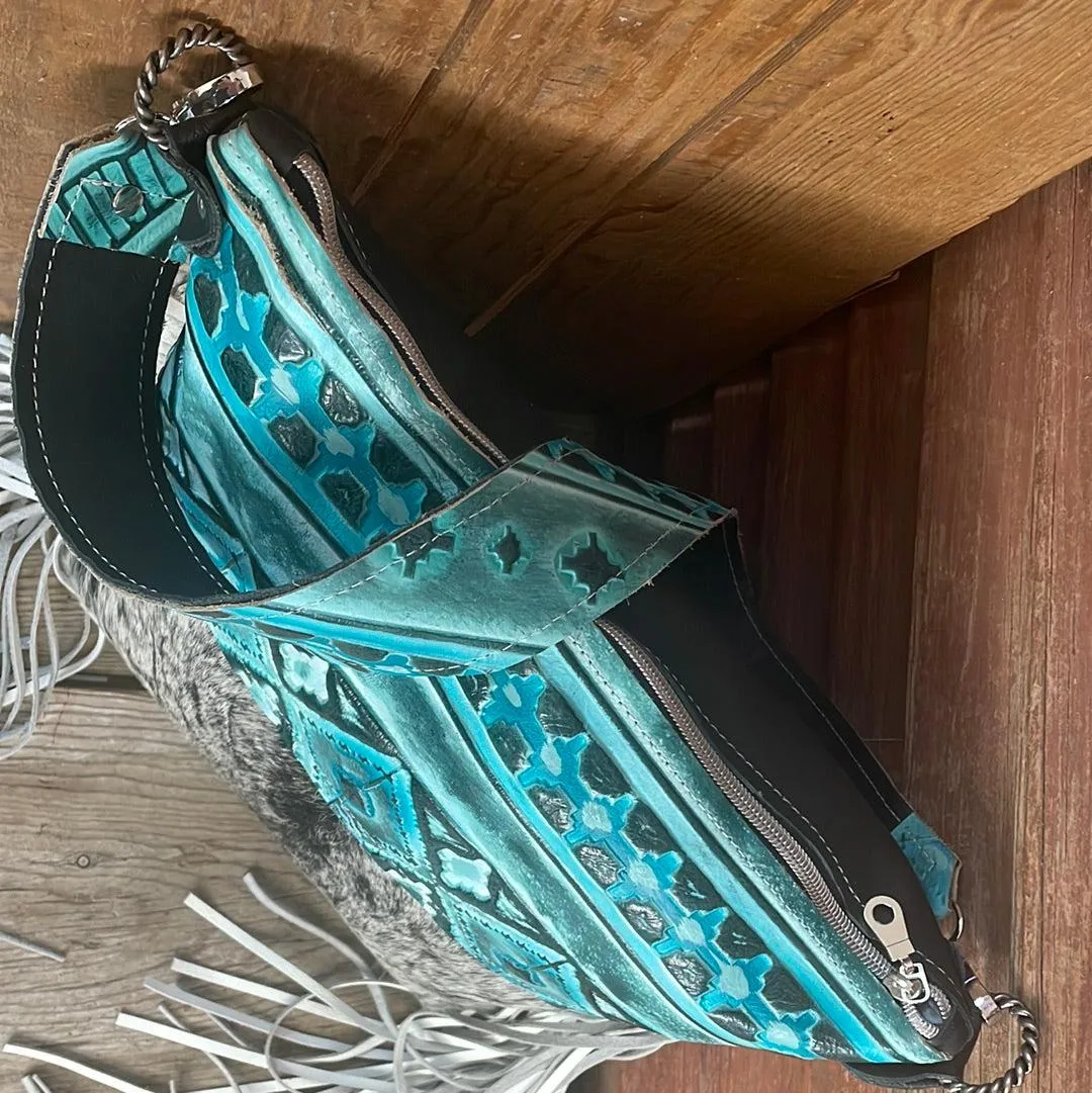 024 Wynonna - Salt/Pepper w/ Turquoise Matrix Navajo