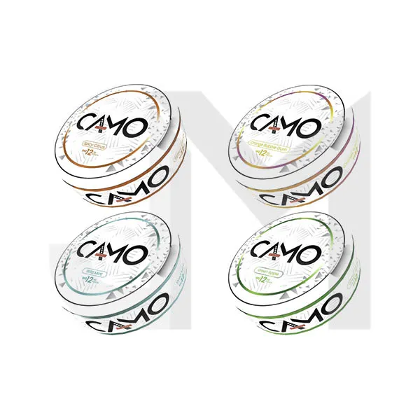 12mg Camo Nicotine Pouches - 20 Pouches