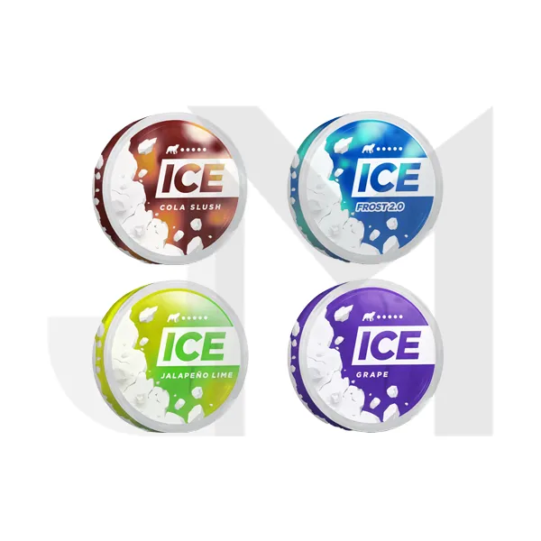 22mg Ice Nicotine Pouches - 20 Pouches