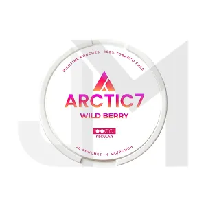 6mg Arctic7 Wild Berry Slim Nicotine Pouches - 20 Pouches