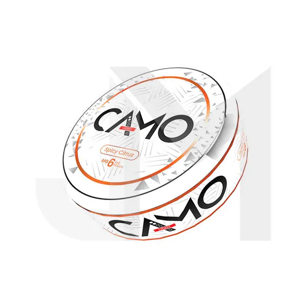 6mg Camo Nicotine Pouches - 20 Pouches