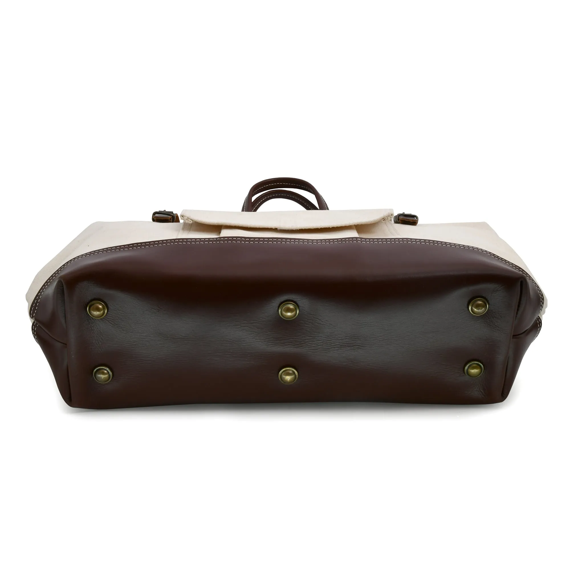 97517 - 20 Inch Mason's Canvas Tool Bag with Full Grain Leather Bottom | Style n Craft