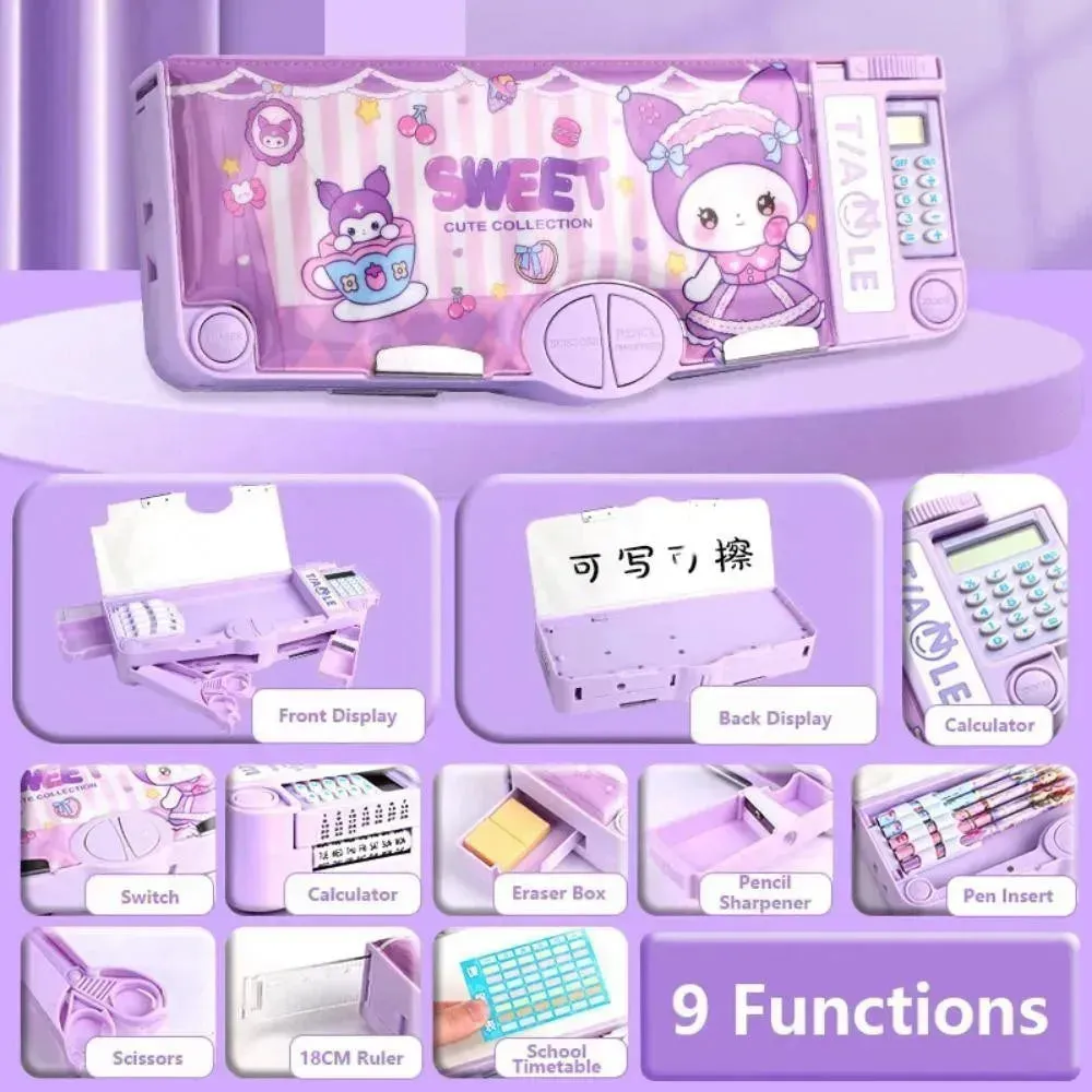 All-In-One Multifunctional School Pencil Box