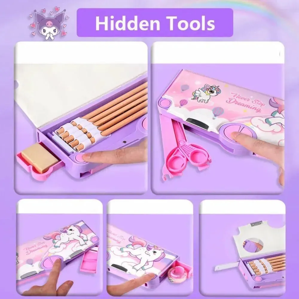All-In-One Multifunctional School Pencil Box