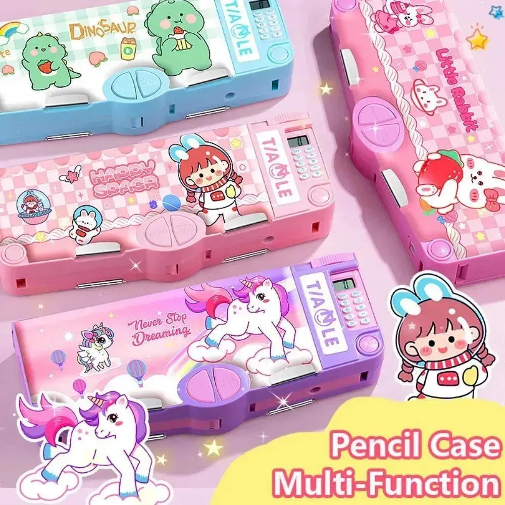 All-In-One Multifunctional School Pencil Box