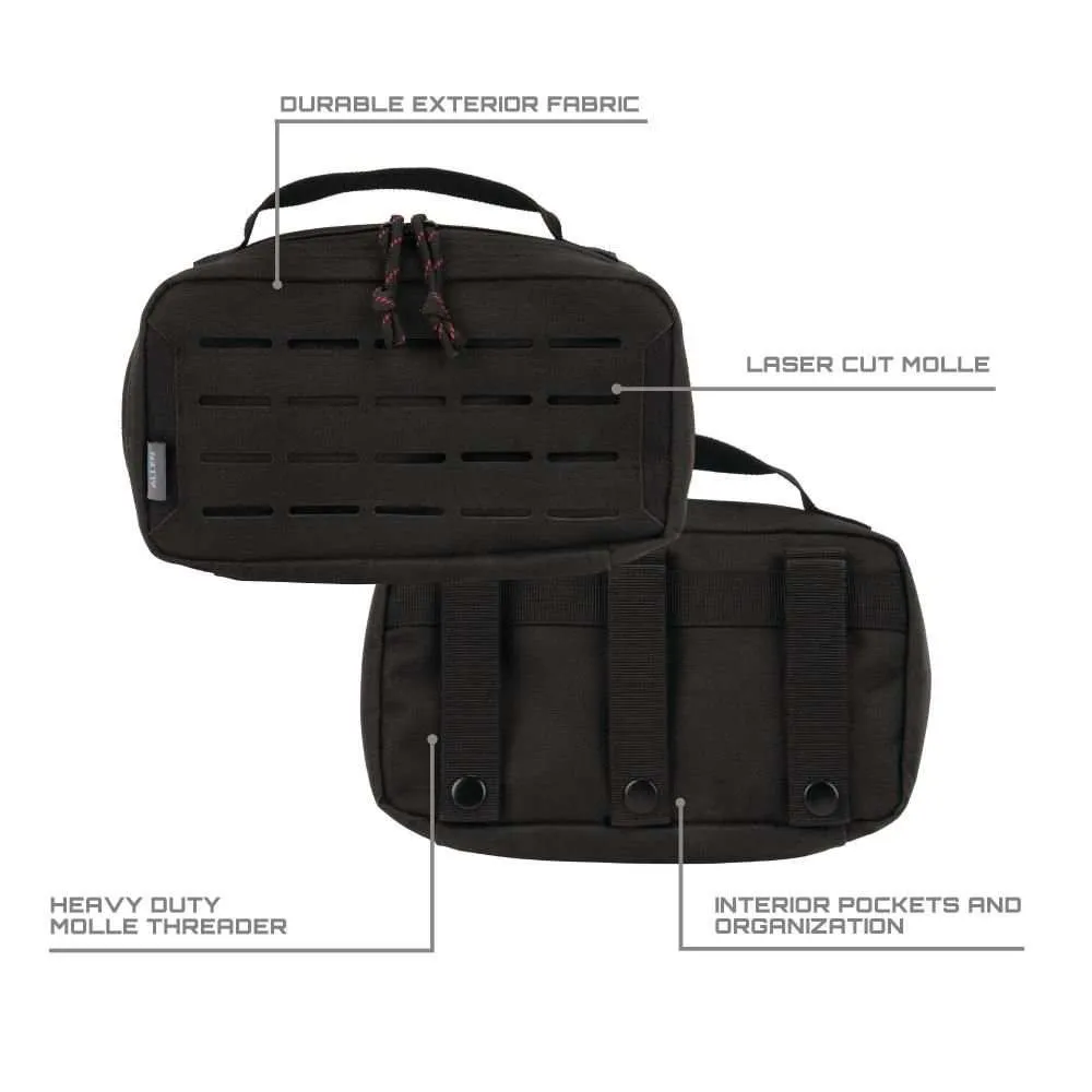 Allen Tac-Six Contingent Tactical Accessory Pouch, 9"L x 5"W, Black