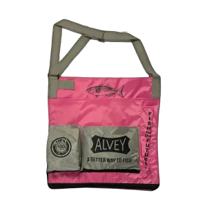 ALVEY wading Surf Fishing Tackle Bag Pink/Grey