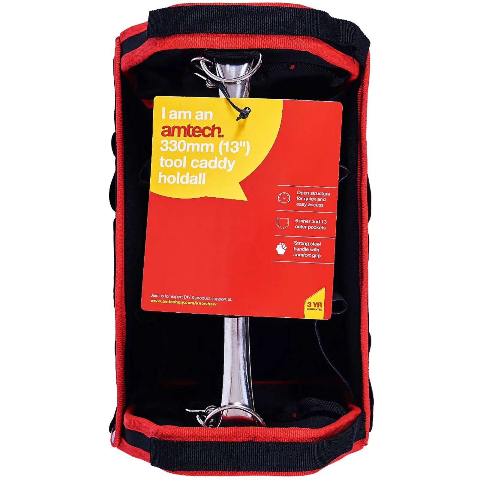 Amtech 330mm Tool Caddy Holdall Storage Bag