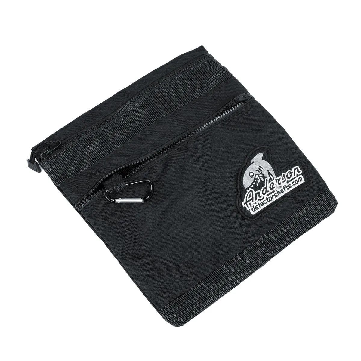 Anderson Detector Beach Finds Pouch with 2 Compartments & Built in Carabiner