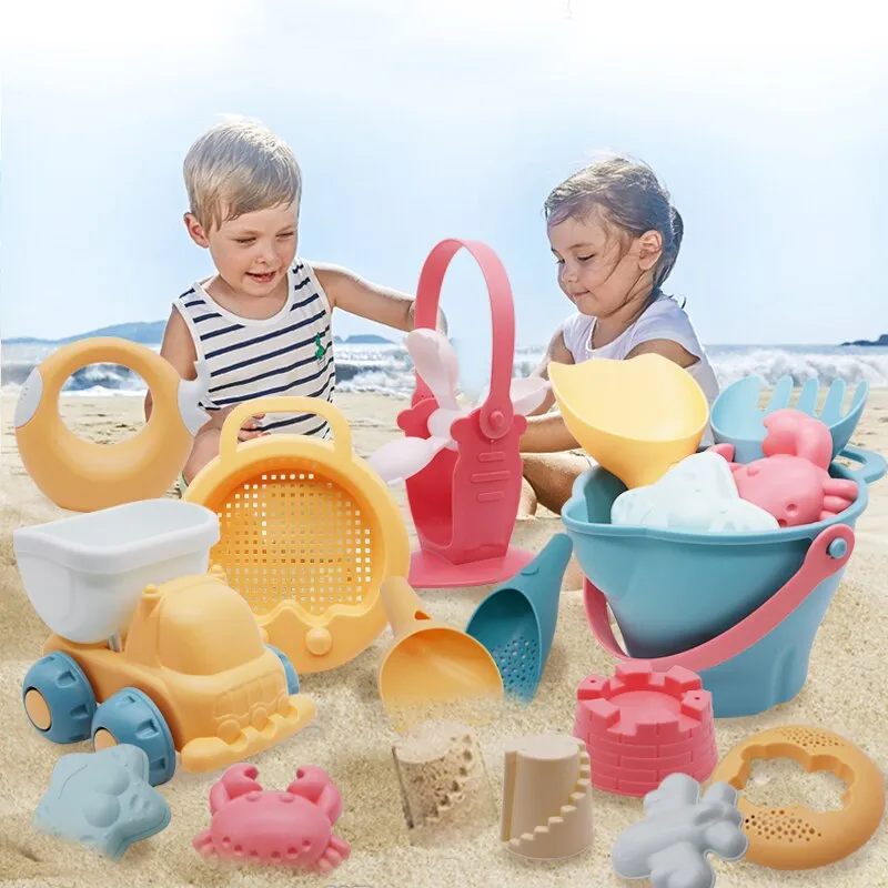 Assorted Soft Baby Children Bath Beach Kit Playing Toys 5-17 pieces