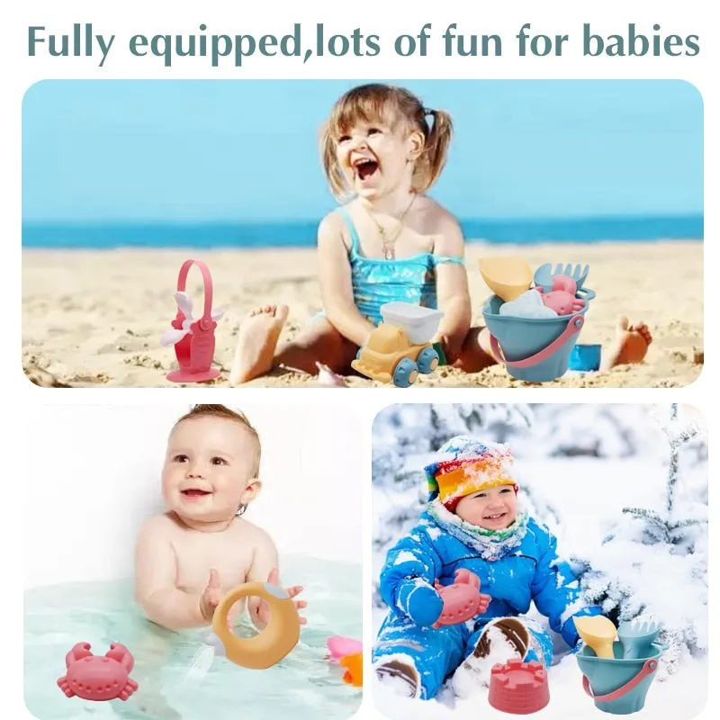 Assorted Soft Baby Children Bath Beach Kit Playing Toys 5-17 pieces