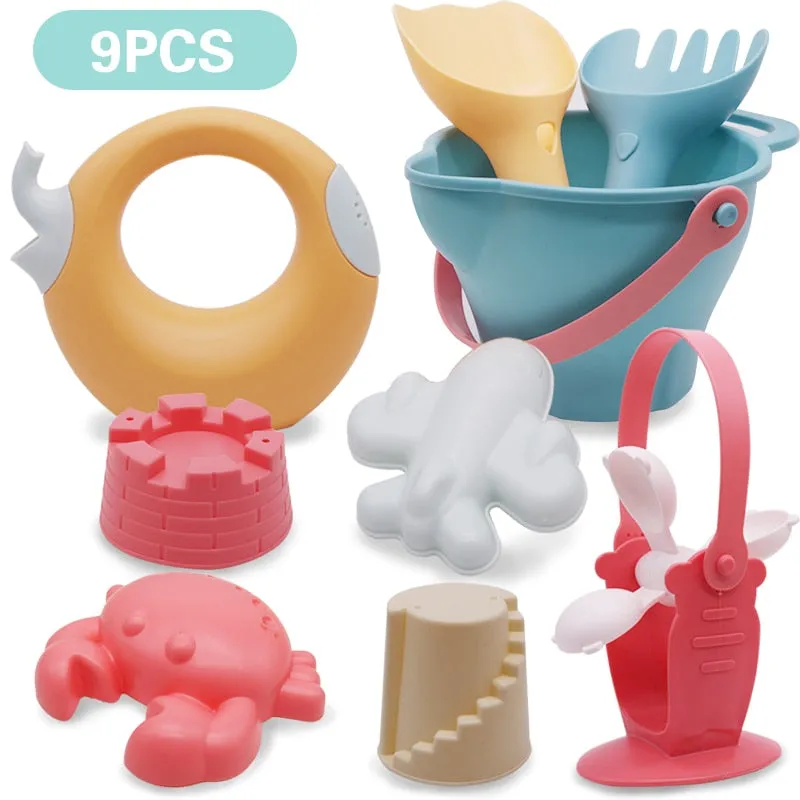 Assorted Soft Baby Children Bath Beach Kit Playing Toys 5-17 pieces
