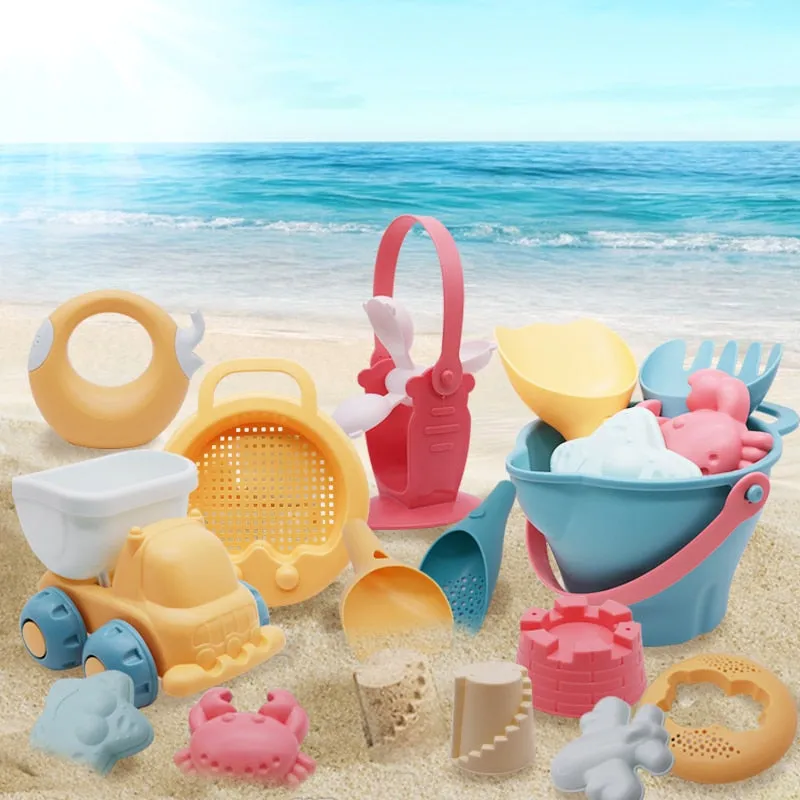 Assorted Soft Baby Children Bath Beach Kit Playing Toys 5-17 pieces