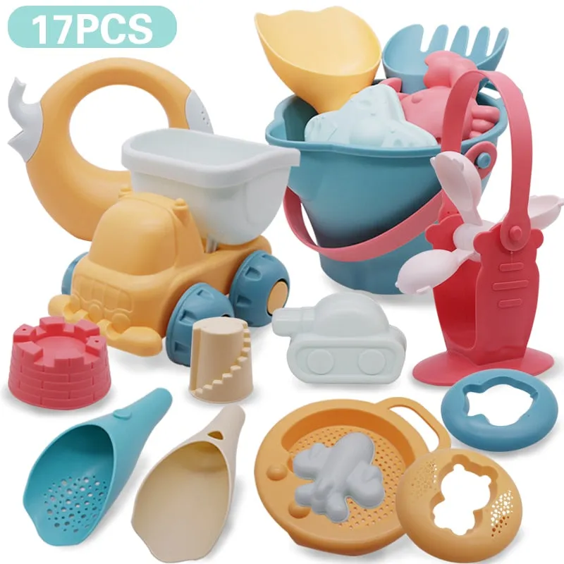 Assorted Soft Baby Children Bath Beach Kit Playing Toys 5-17 pieces