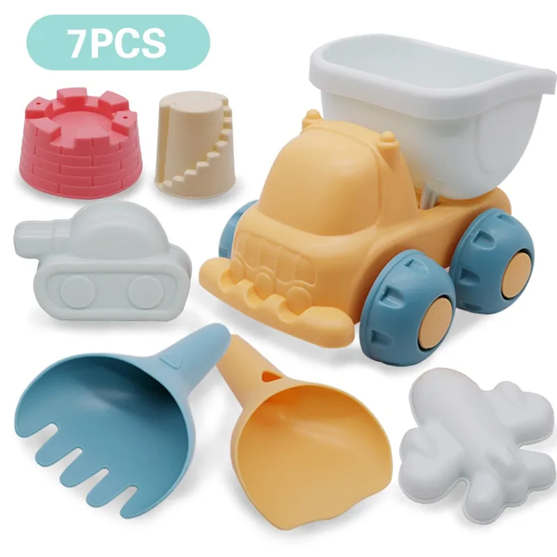Assorted Soft Baby Children Bath Beach Kit Playing Toys 5-17 pieces