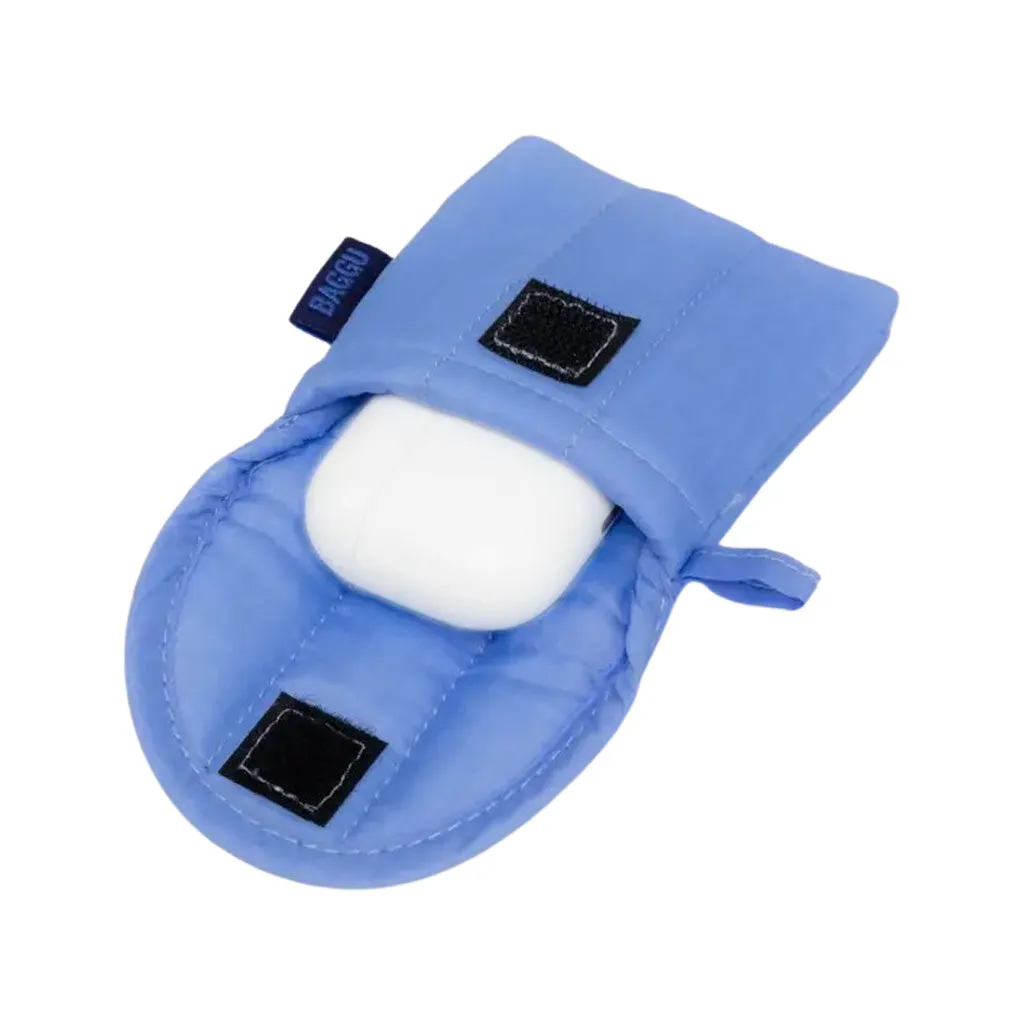 Baggu Puffy Earbuds Case, Cornflower