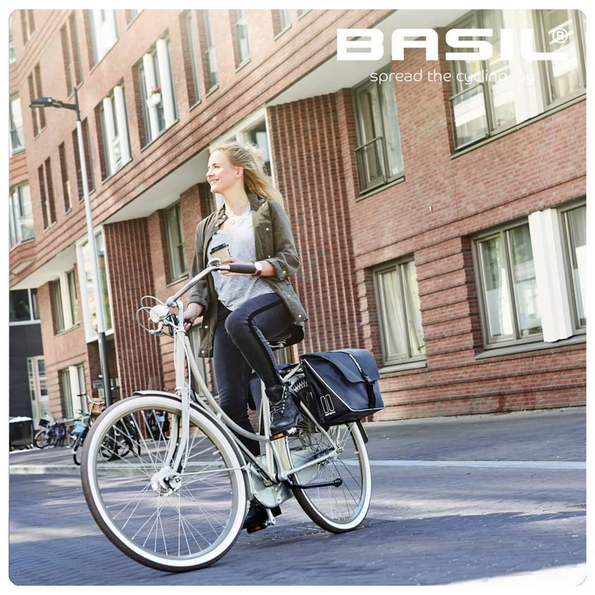 Basil Forte Double Bag 35L Navy Blue/Black