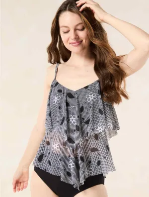Beach House Floral Allure Portia Mesh Tankini