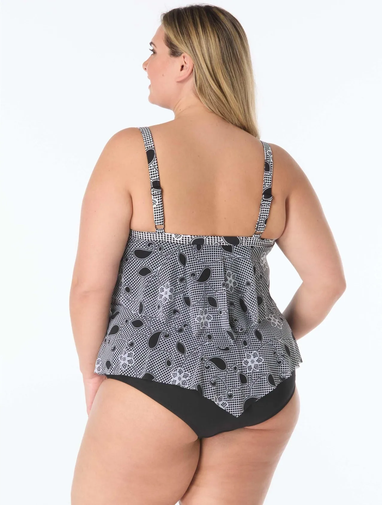Beach House Floral Allure Portia Mesh Tankini