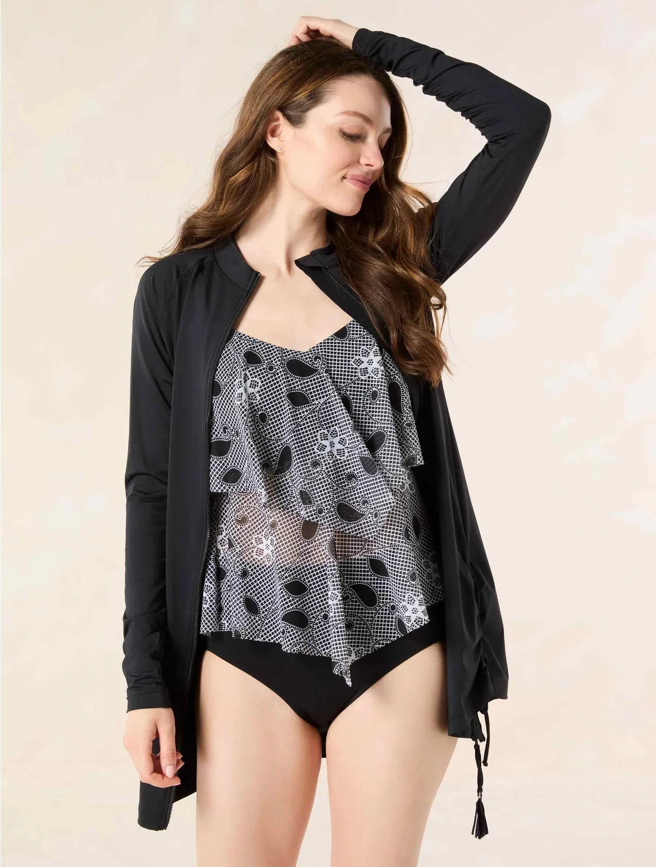 Beach House Floral Allure Portia Mesh Tankini