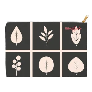 BirdGirl Leaf Pattern Accessory Pouches