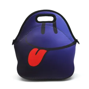 Boys Girls Kids Women Adults Insulated School Travel Outdoor Thermal Waterproof Carrying Lunch Tote Bag Cooler Box Neoprene Lunchbox Container Case (Ice Cream Cup)