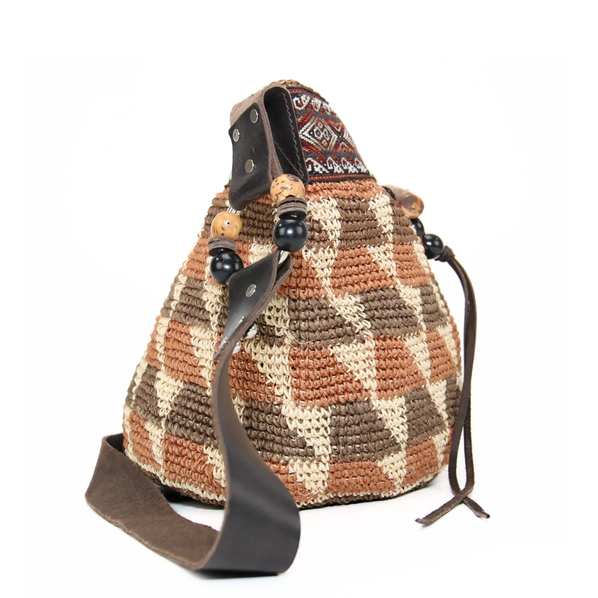 Brown Indigenous Ethnic Bag Handwoven Bag