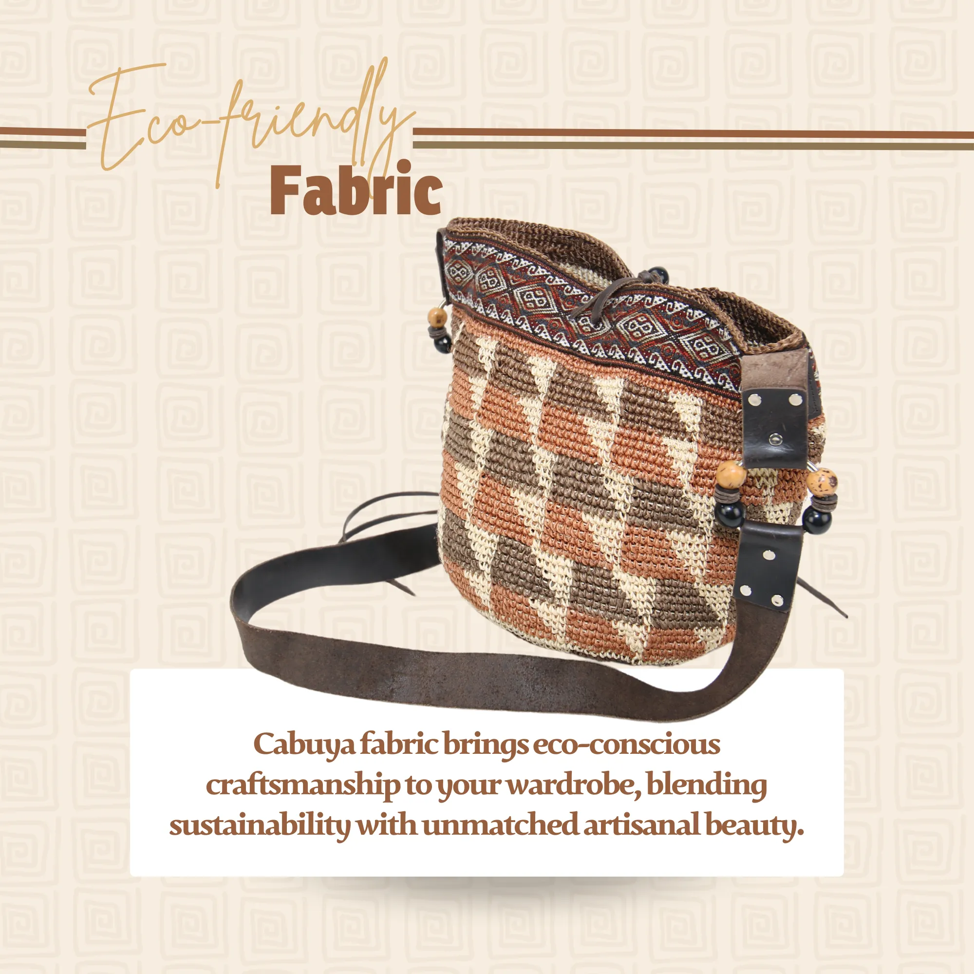 Brown Indigenous Ethnic Bag Handwoven Bag
