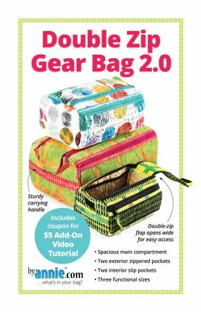 ByAnnie Pattern DOUBLE ZIP GEAR BAG 2.0