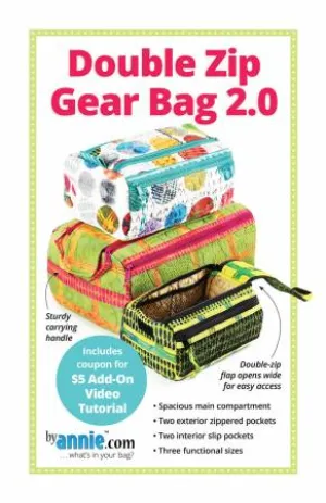 ByAnnie Pattern DOUBLE ZIP GEAR BAG 2.0