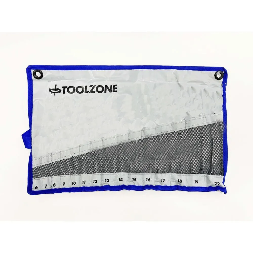 CANVAS TOOL ROLL SPANNER WATER RESISTANT STORAGE POUCH CASE 15 POCKET DMO