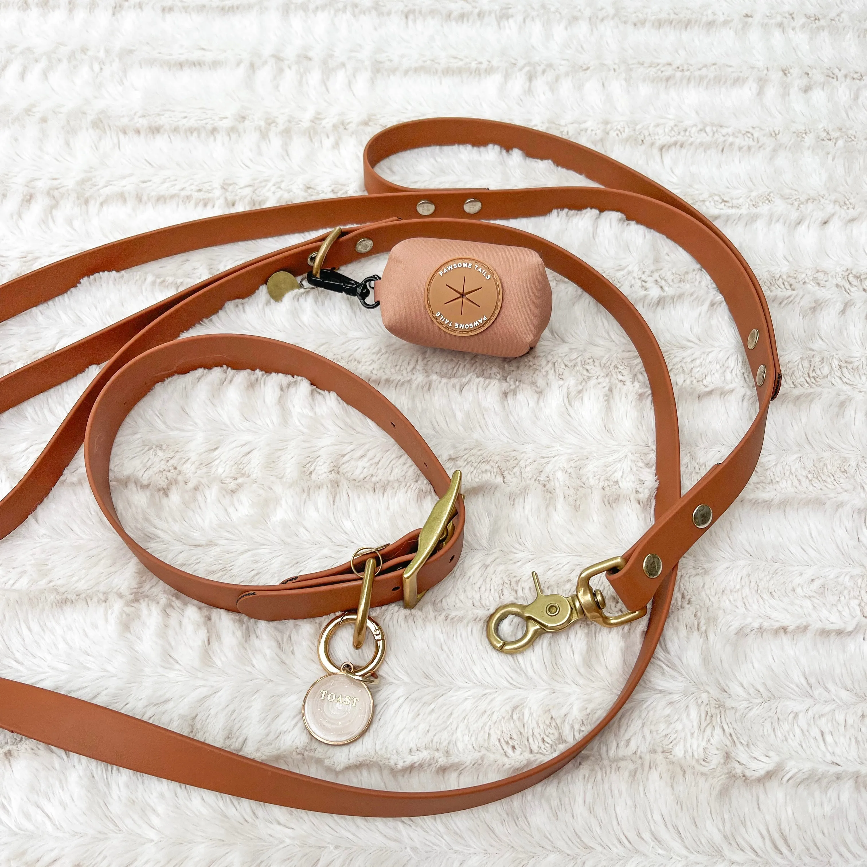 Caramel Poop Bag Holder