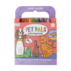 Carry Along Crayon & Coloring Book Kit - Pet Pals