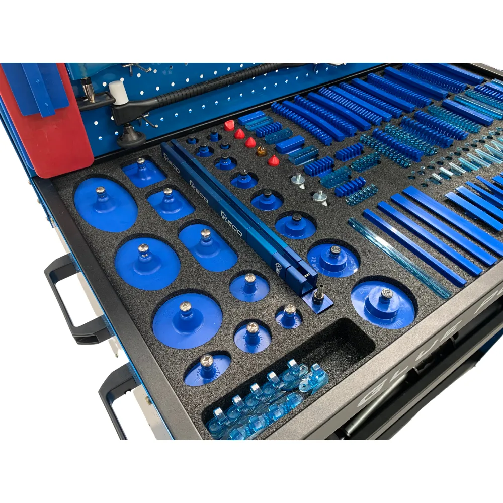 Cart-top Foam Organizer System for KECO Collision Cart
