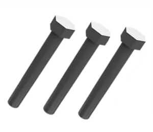 Caterpillar 8F-6123 3/4''-16 x 5 1/2'' Hex Head Bolt, Pack of 3