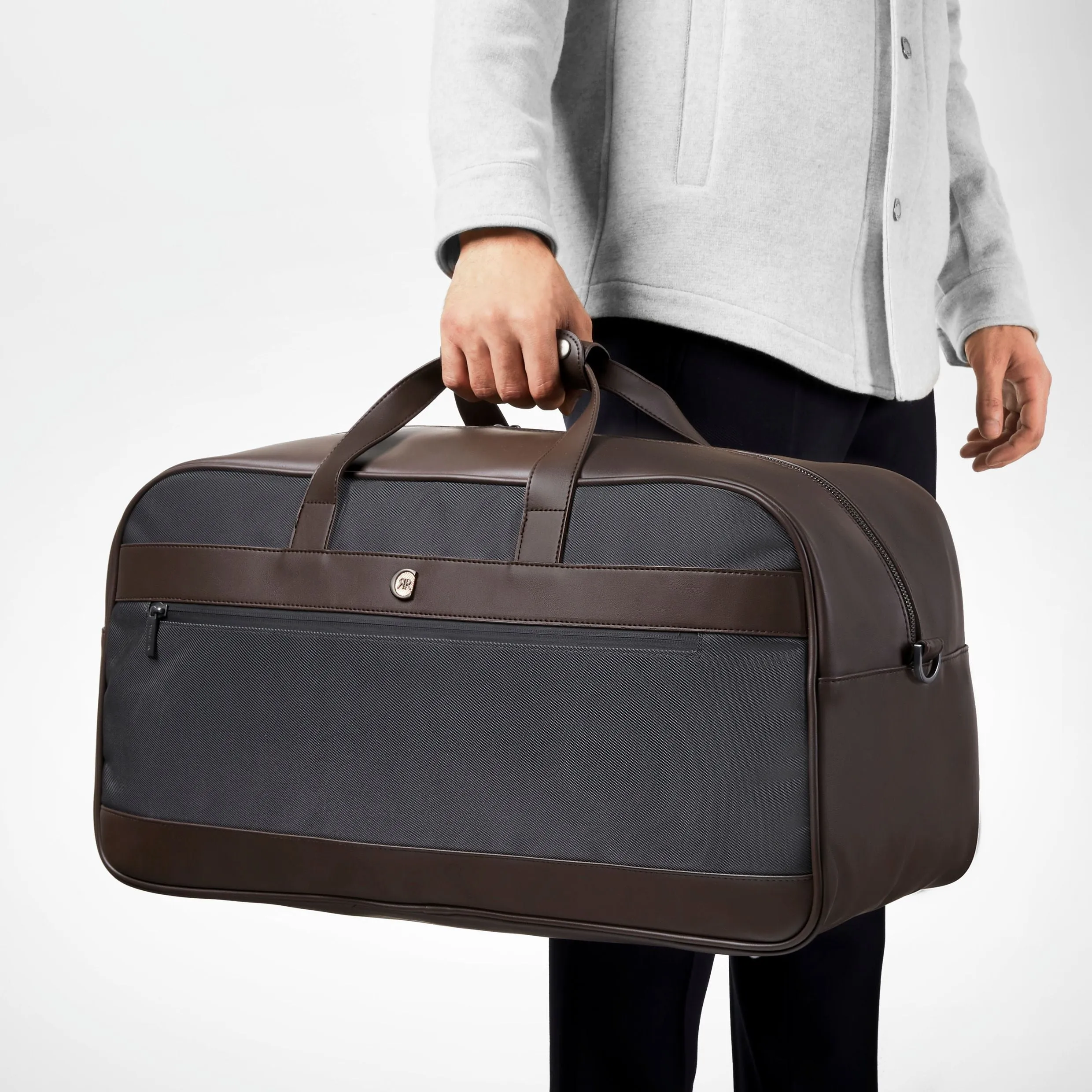 Cerruti 1881 NTB330H-Travel bag Bond Grey Brown