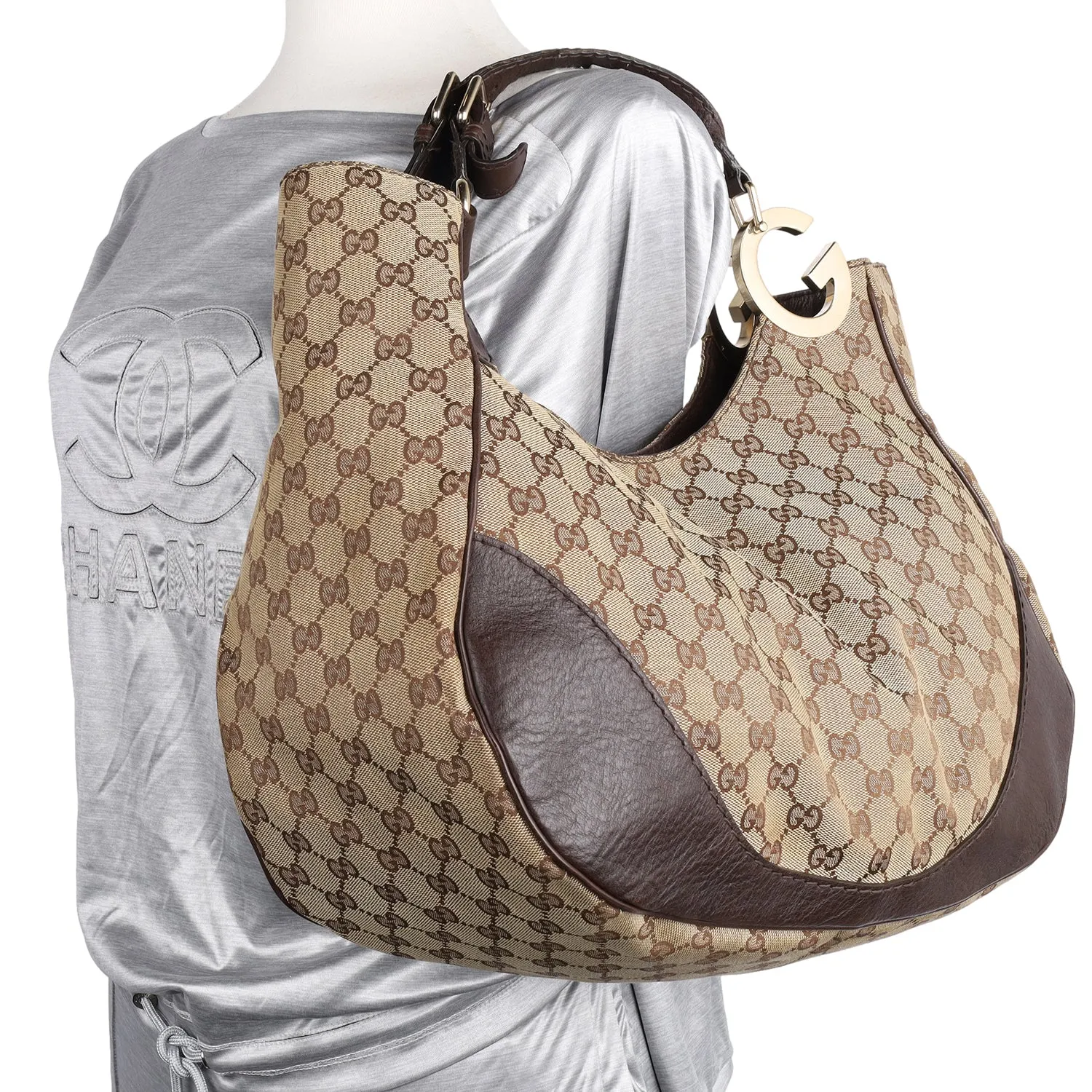 Charlotte Canvas Hobo Bag