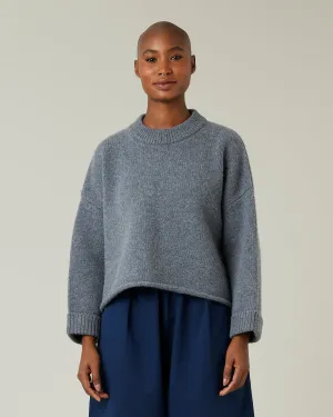 Coco Charcoal Knitted Wool Jumper