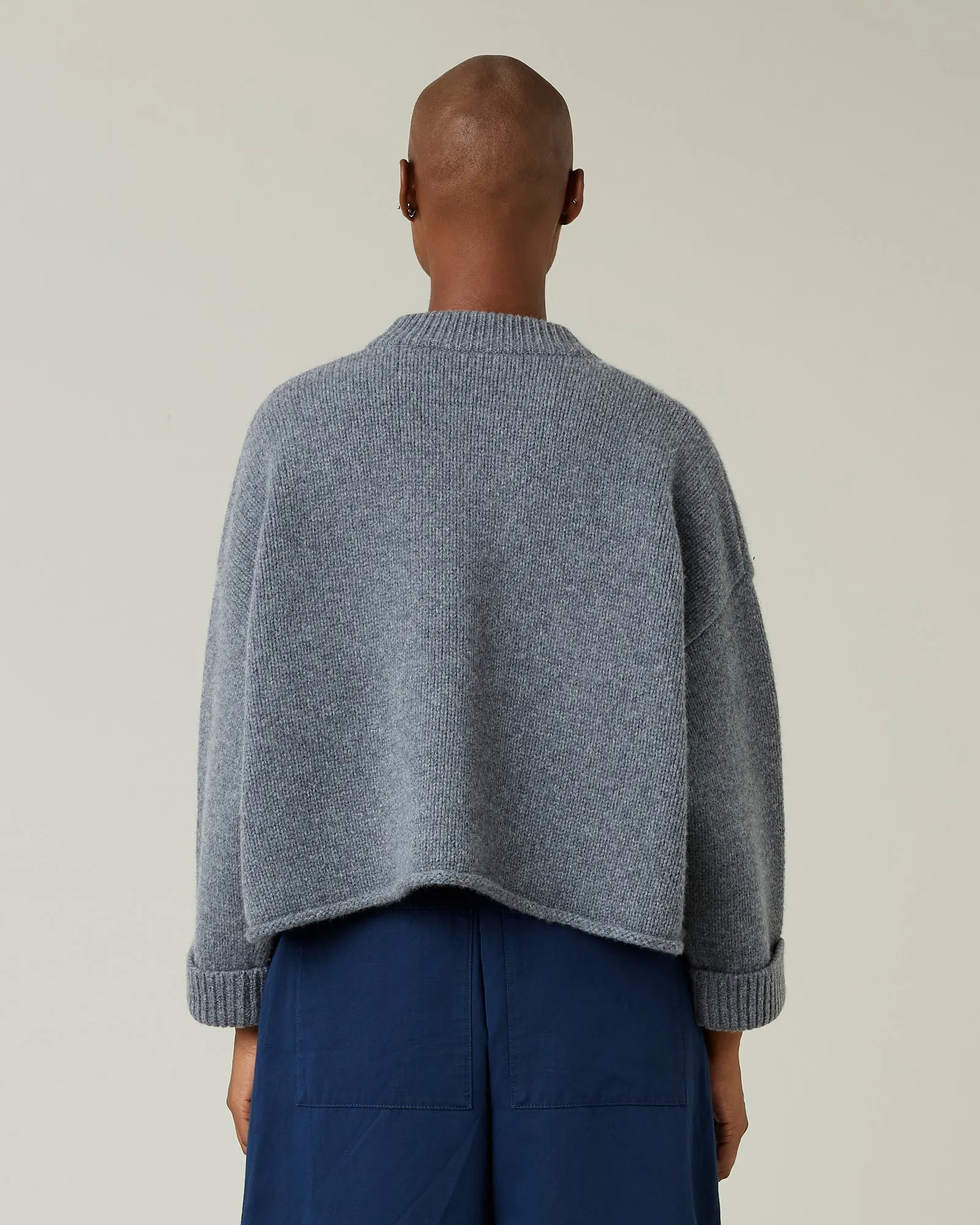 Coco Charcoal Knitted Wool Jumper