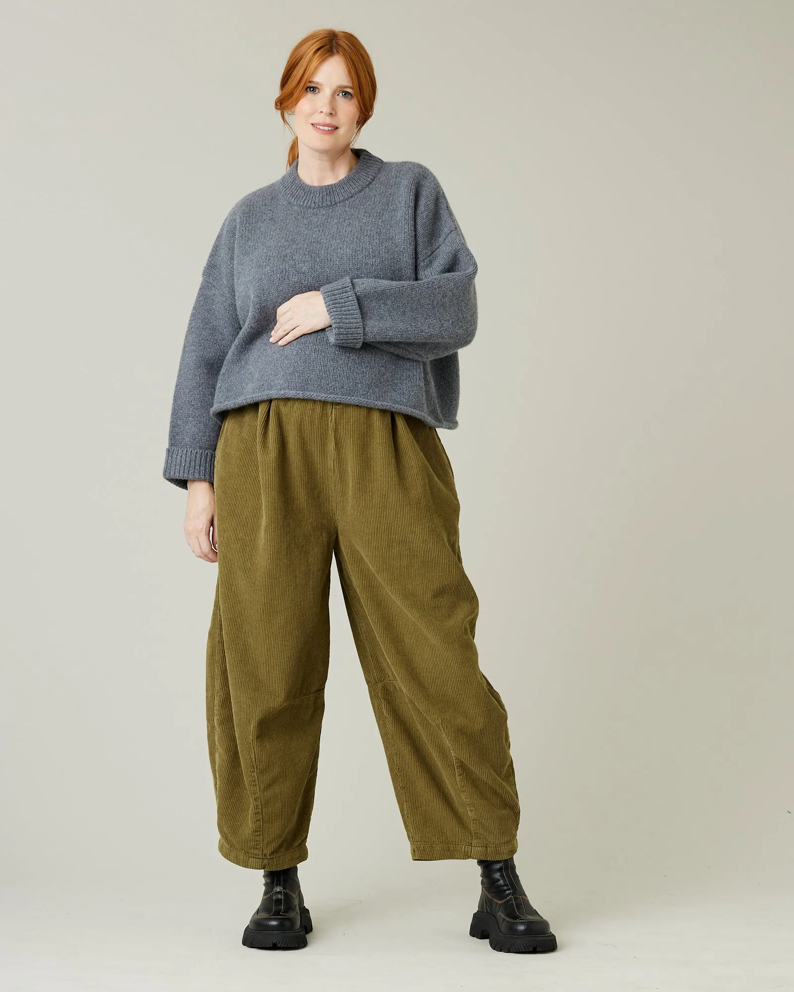 Coco Charcoal Knitted Wool Jumper