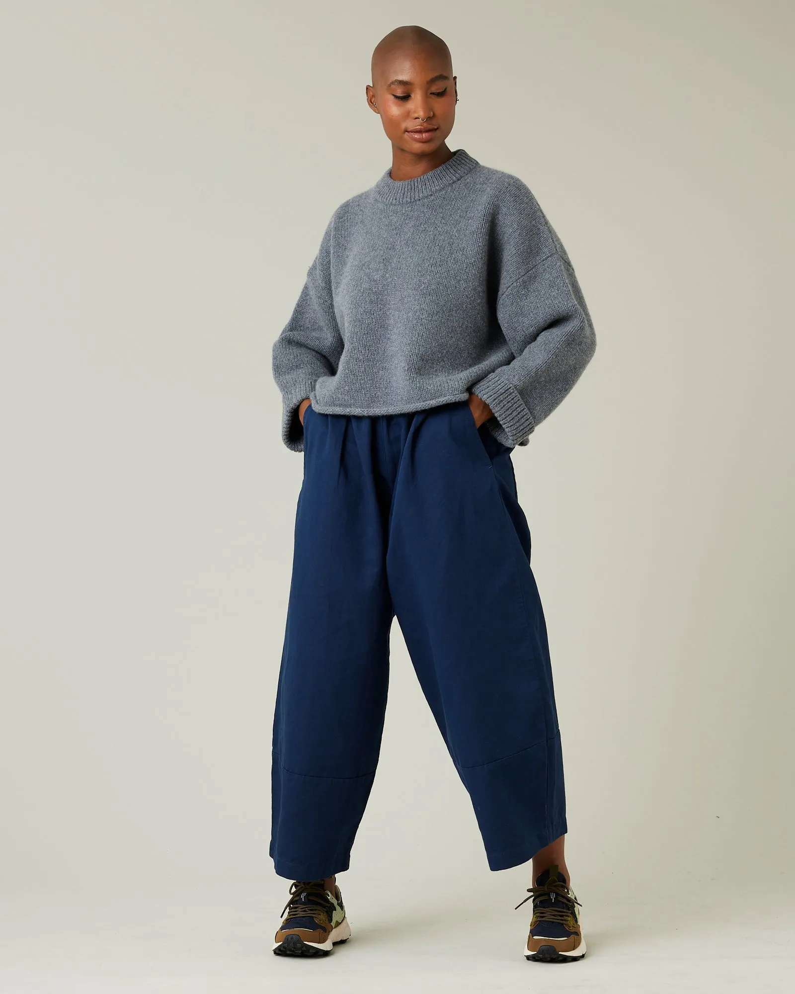 Coco Charcoal Knitted Wool Jumper