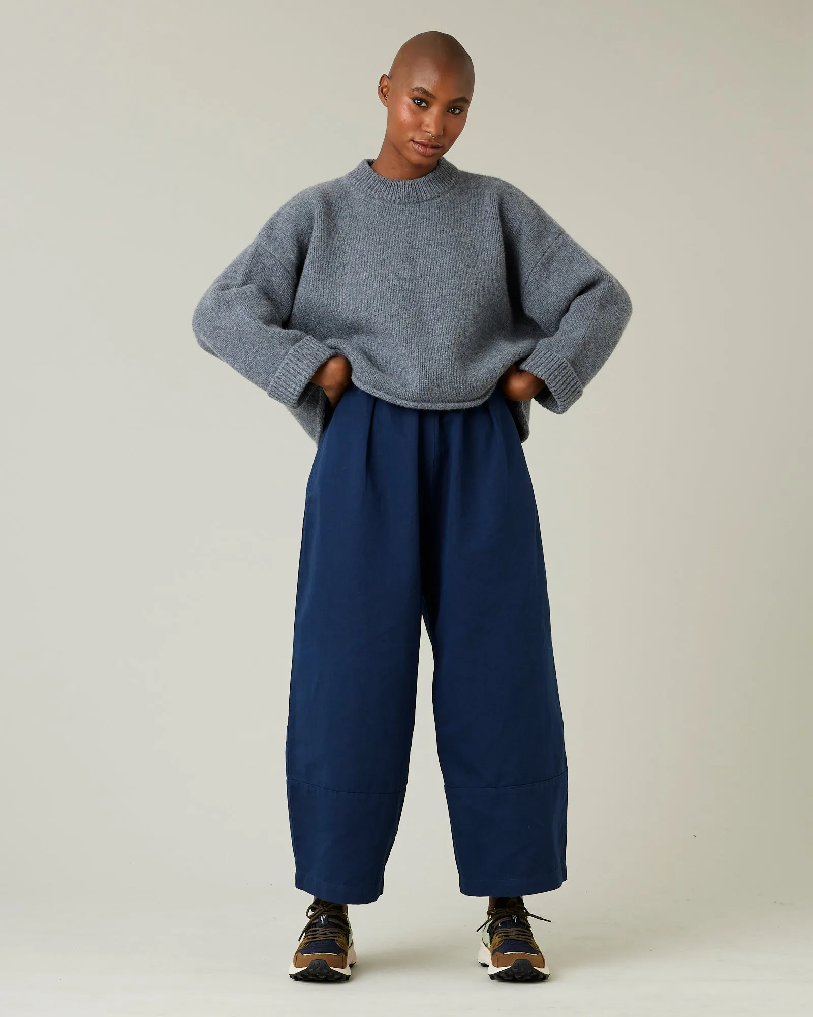 Coco Charcoal Knitted Wool Jumper