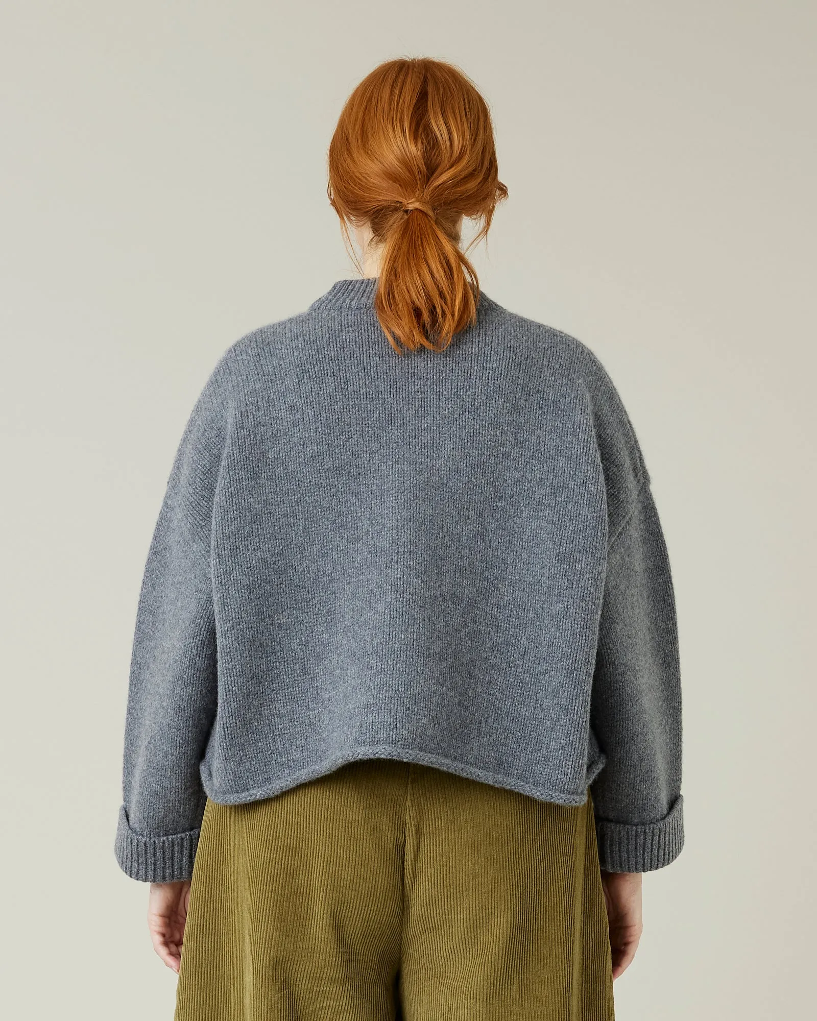 Coco Charcoal Knitted Wool Jumper