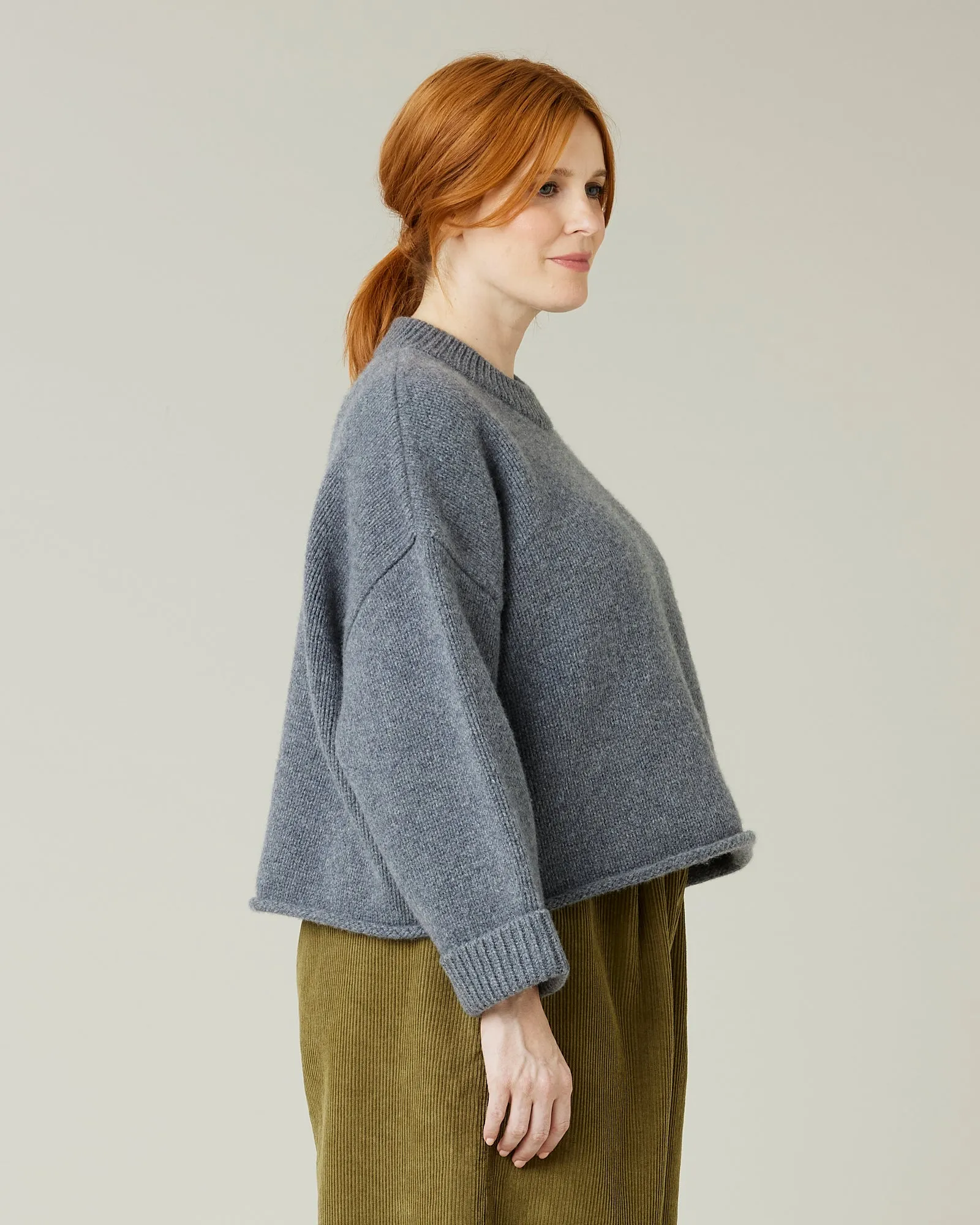 Coco Charcoal Knitted Wool Jumper