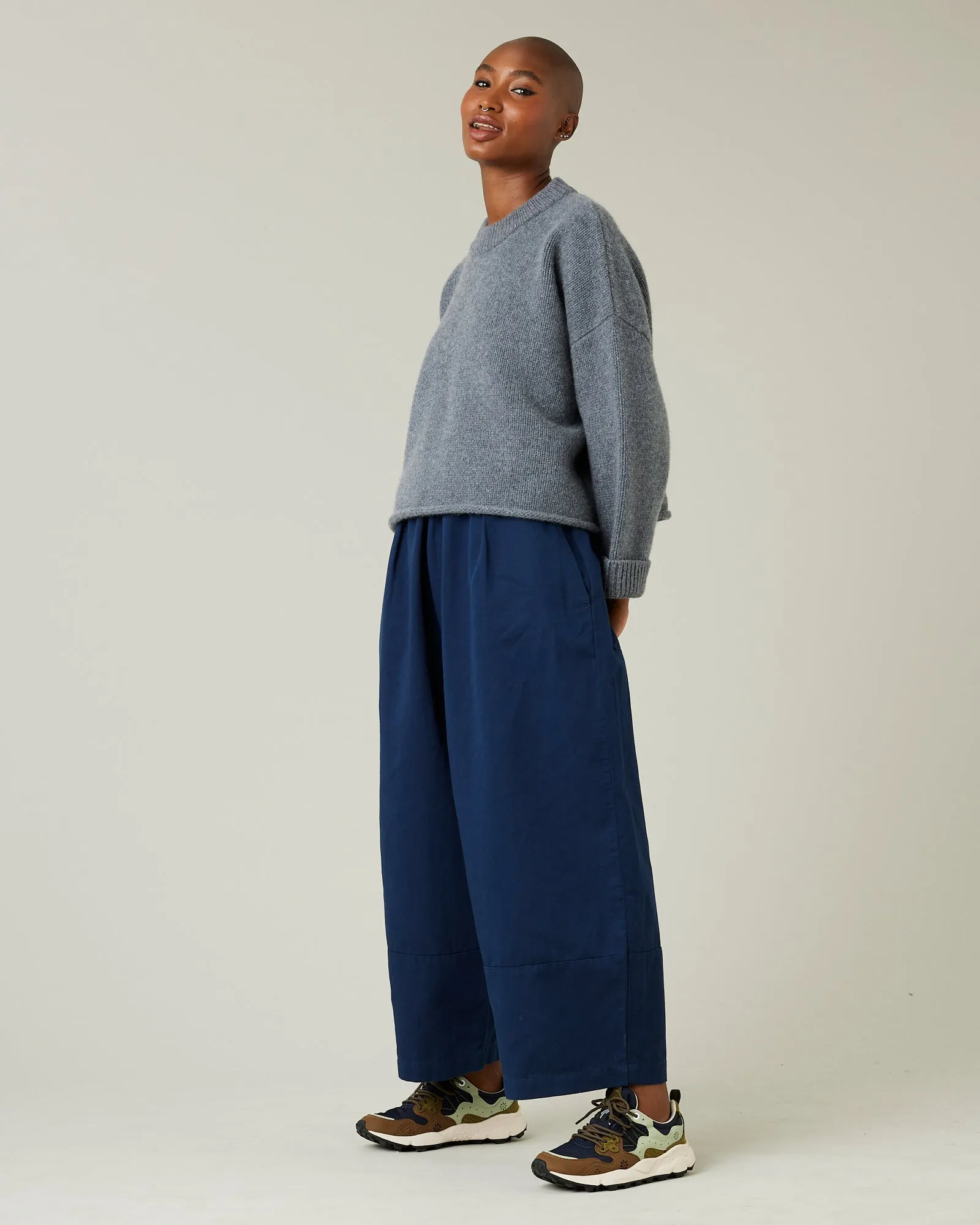 Coco Charcoal Knitted Wool Jumper