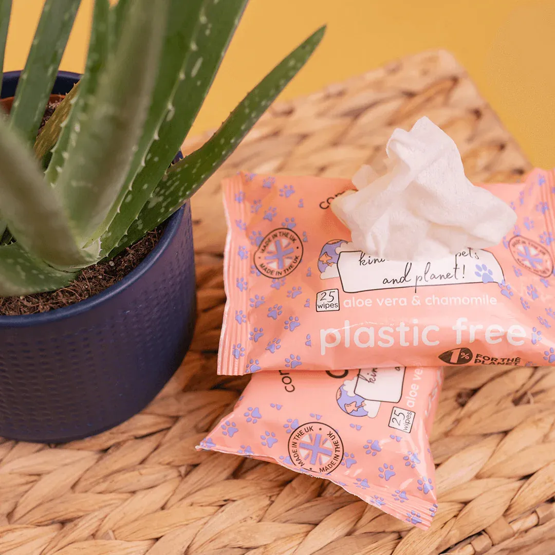 Compostable Pet Wipes – Plant-Based, Natural & Safe for Pets by Adios