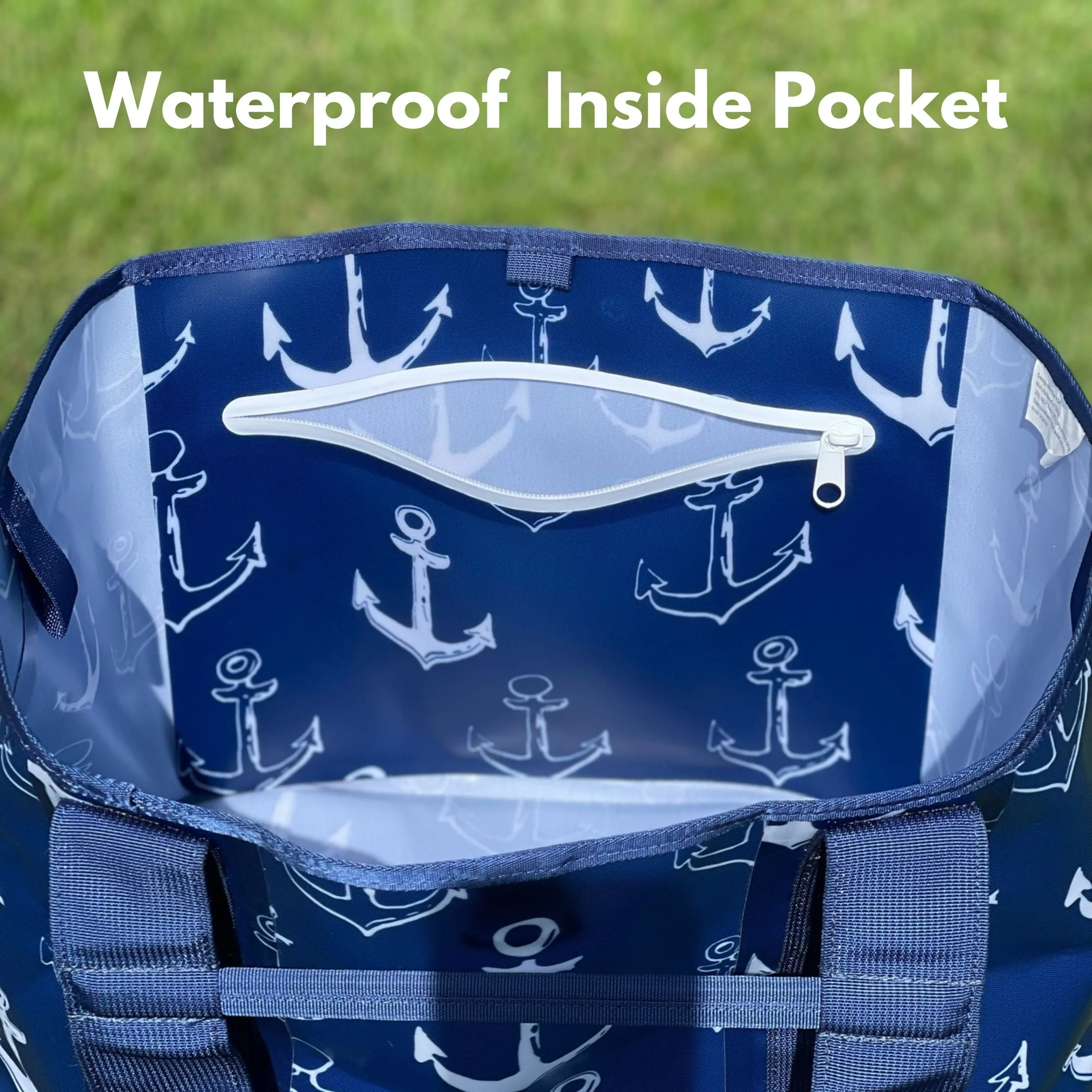 Cooler Tote (Black Circles)